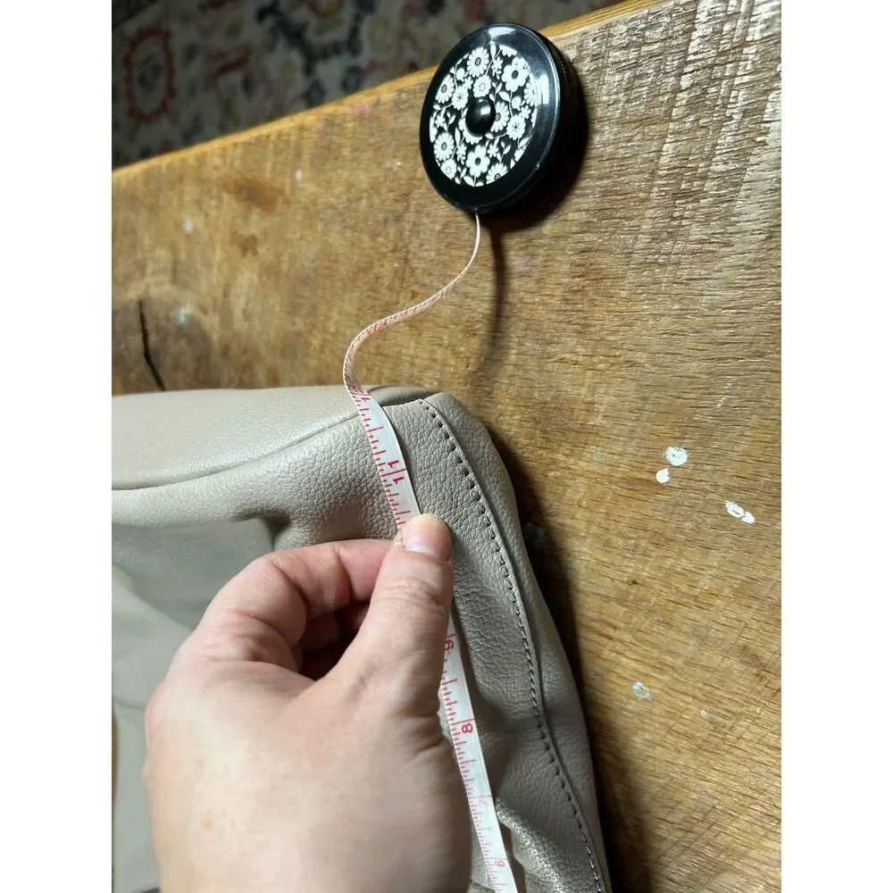 Fossil Light Tan Leather Hobo Bag